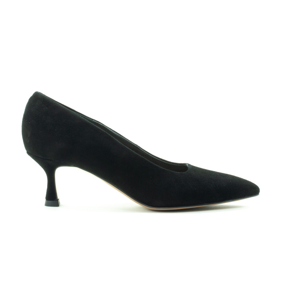 Женские Туфлі Натуральна замша BRAVOMODA * 0408 Чорні